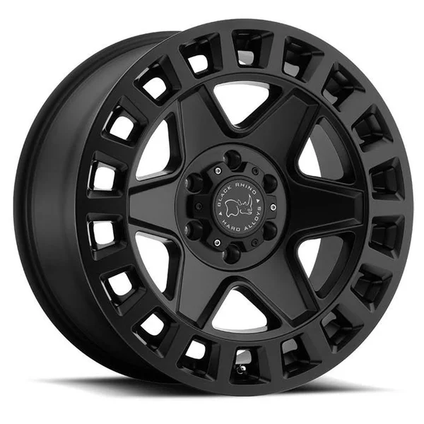 Black Rhino York 17x9 6x120 +12mm Matte Black Wheel Rim