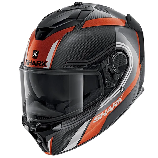 Shark - Helmet Spartan GT Carbon Tracker Carbon - Anthracite, White - Size S