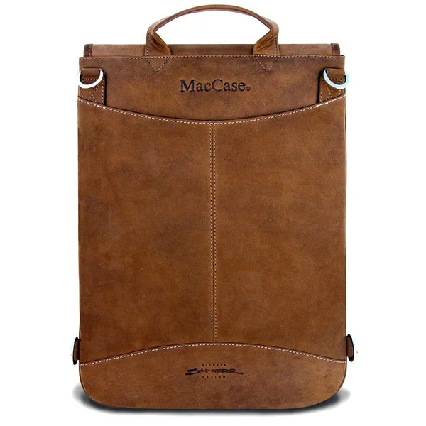 MacCase Premium Leather 15x22 MacBook Pro Flight Jacket - Black
