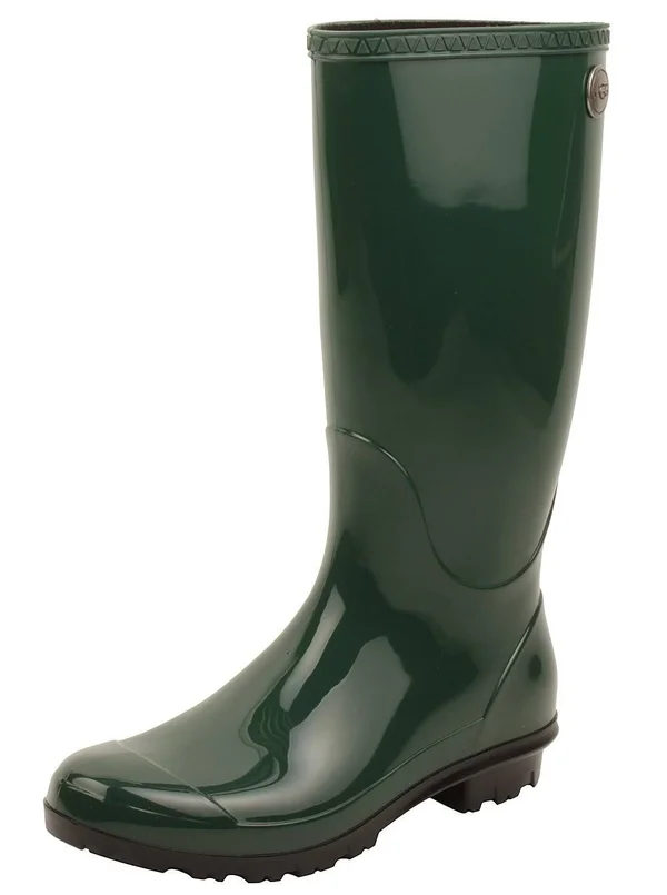 Ugg Women's Shaye Rain Boots Pine 6 Green