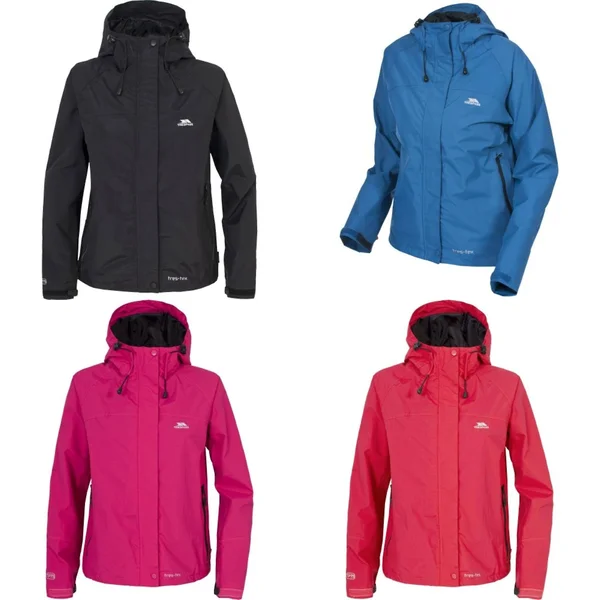 Trespass Womens/Ladies Miyake Hooded Waterproof Jacket - S, Cerise