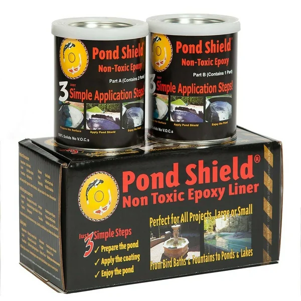 Pond Armor SKU-GRAY-QT-R Non-Toxic Pond Shield Epoxy Paint - 1.5-Quart, Gray