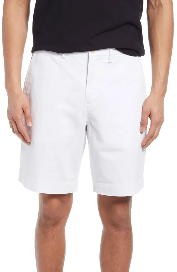 Polo Ralph Lauren Men's Stretch Classic Fit Shorts - White - 36