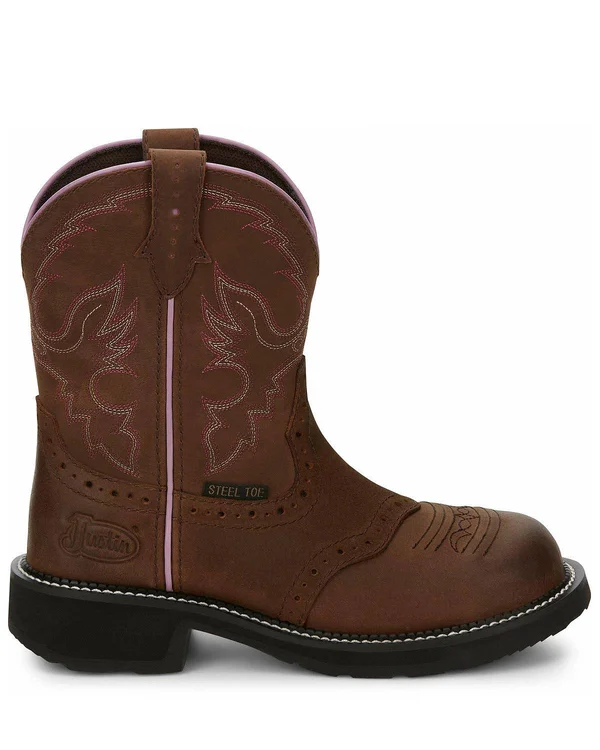 Justin Women's Wanette Western Work Boots - Steel Toe