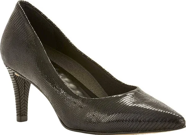 Walking Cradles Women's Sophia Pump - Size: 10 N, Black Lizard
