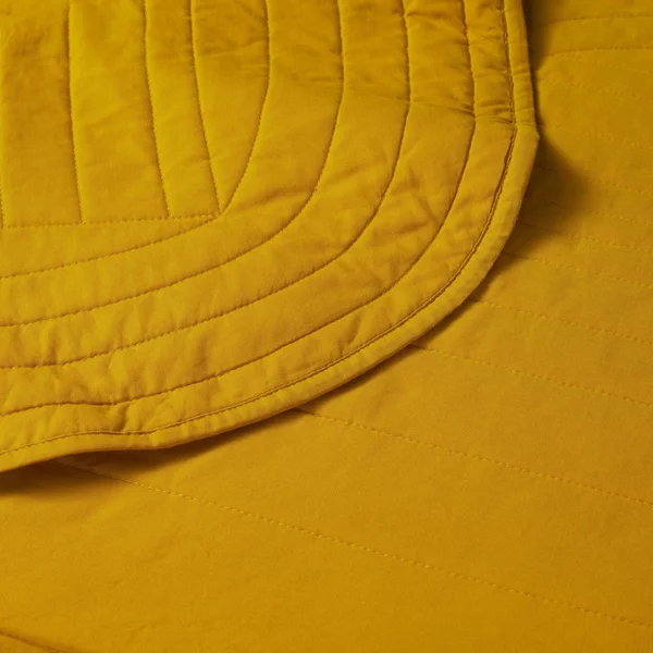 Twin/Twin Extra Long Scalloped Edge Quilt Gold - Opalhouse Designed with Jungalow