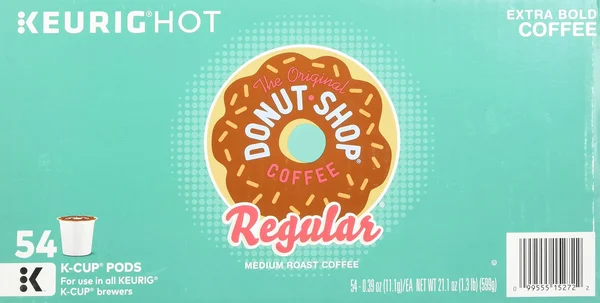 The Original Donut Shop Regular Keurig Single-Serve K-Cup Pods, Medium Roast Coffee - 54 count