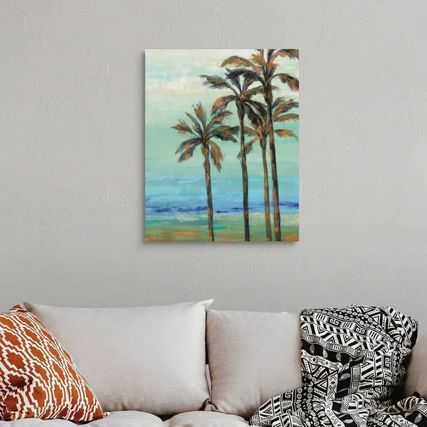 Copper Palms I, Canvas Wall Art, 24x30, Great Big Canvas