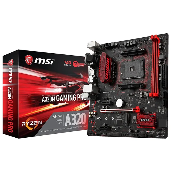 MSI A320M Gaming Pro Motherboard AMD A320 Socket AM4