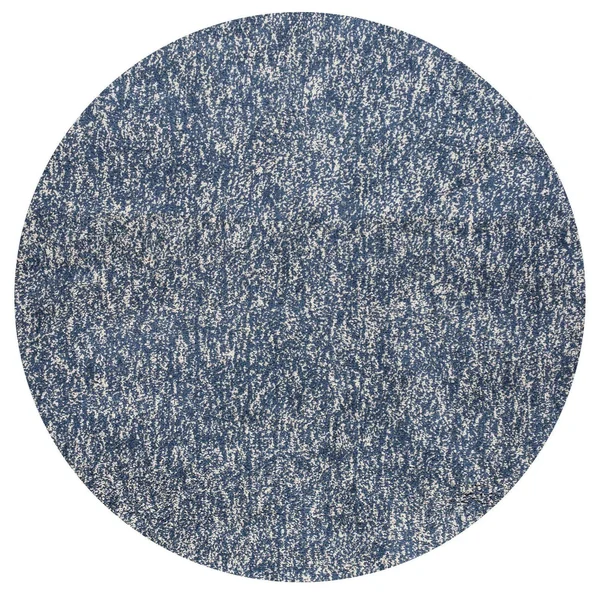7&6x22 x 9&6x22 Polyester Indigo-Ivory Heather Area Rug