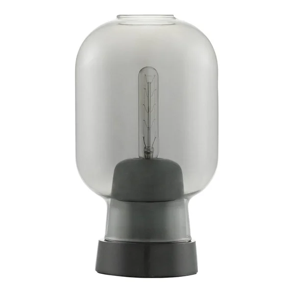 Normann Copenhagen Amp Table Lamp - Smoke - Black