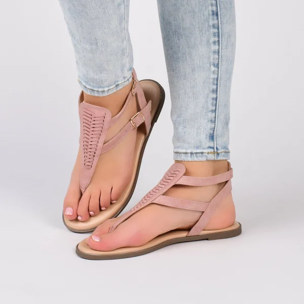 Journee Collection Women's Harmony Sandal Pink 12