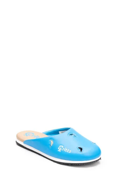 Girl's Critts Flip Critts Clog, Size 5 - Blue