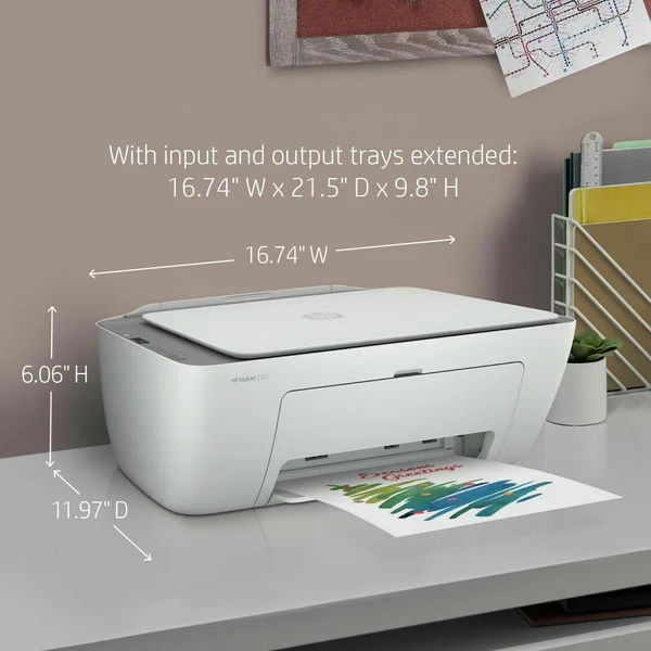 HP Deskjet 2722 All-in-One Wireless Color Inkjet Printer