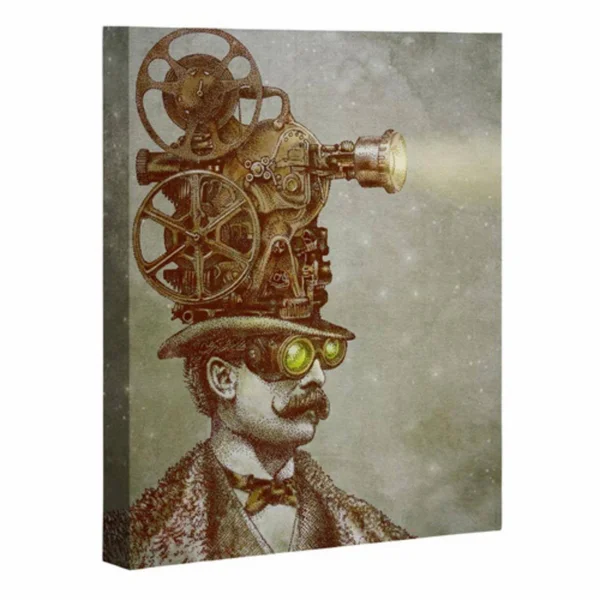 Deny Designs The Projectionist Canvas Wall Art - Size: 24W x 30H