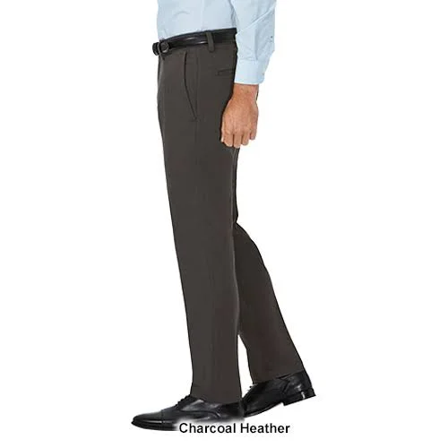 Haggar Men's Cool 18 Pro Slim Fit Flat Front Superflex Waistband Pant