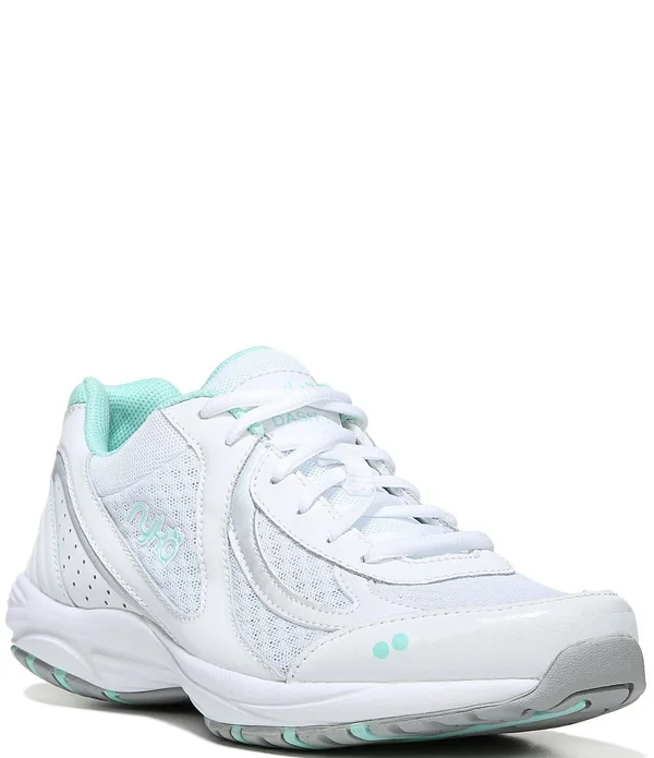Ryka Women's Dash 3 Walking Shoes White - Silver 6.5, M