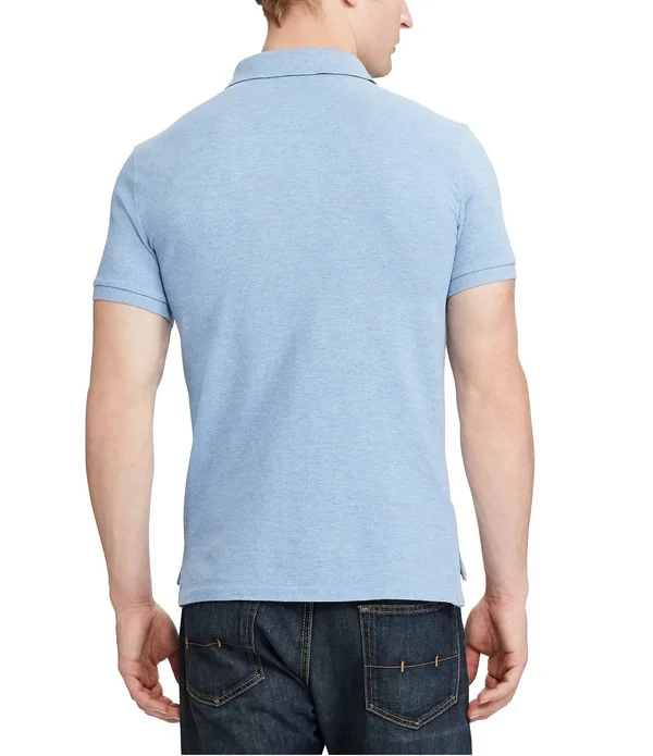 Polo Ralph Lauren Men's Custom Slim Fit Mesh Polo - Green - XL