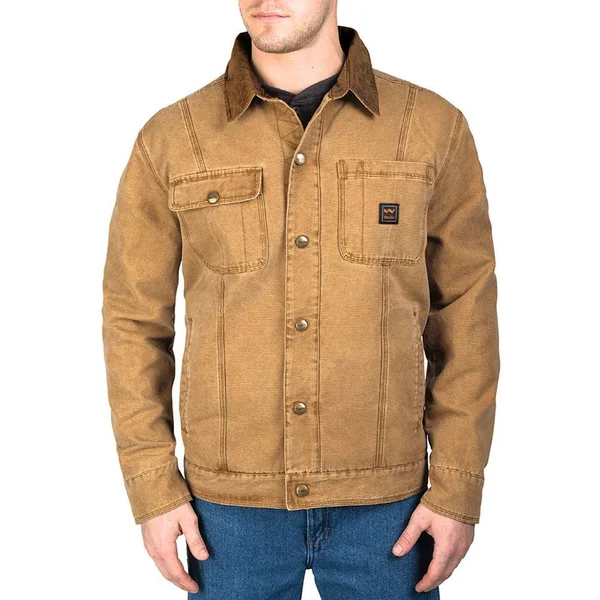 Walls YJ293 Ranch Amarillo Duck Cotton Twill Jacket - Washed Graphite, M
