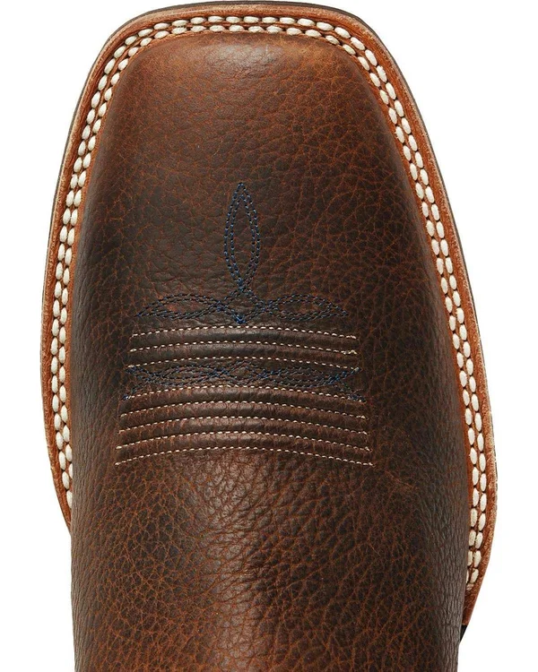 Ariat Mens Quickdraw Western Boots - Brown Oiled Rowdy