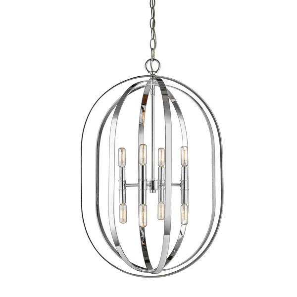 Millennium Lighting 8 Light Pendant - Chrome - 3392-CH