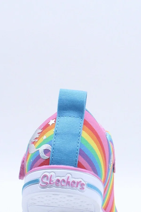 Skechers Kids& Sparkle Lite-Magical Rainbows Sneaker