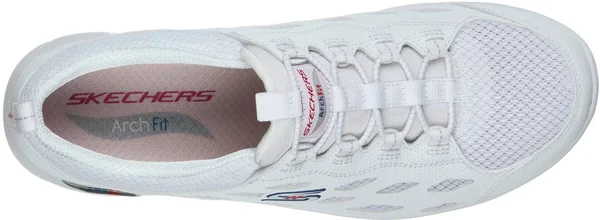 Skechers Arch Fit Refine White - Navy - Size 7.0