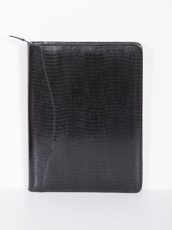 Scully Zip Letter Pad Lizard 5012Z - 10" x 13" x 1"