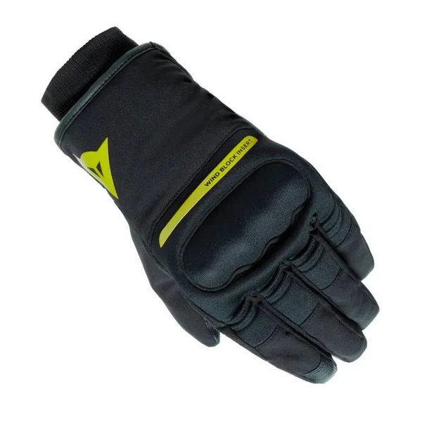 Dainese Avila D-Dry Gloves Black Yellow