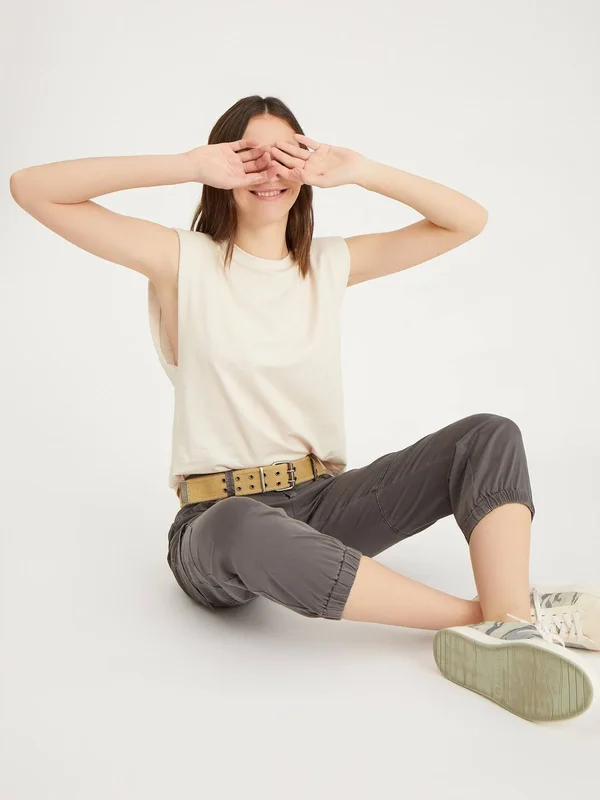 Sanctuary Terrain 2020 Women's Casual Pants Washed Black : 25 24
