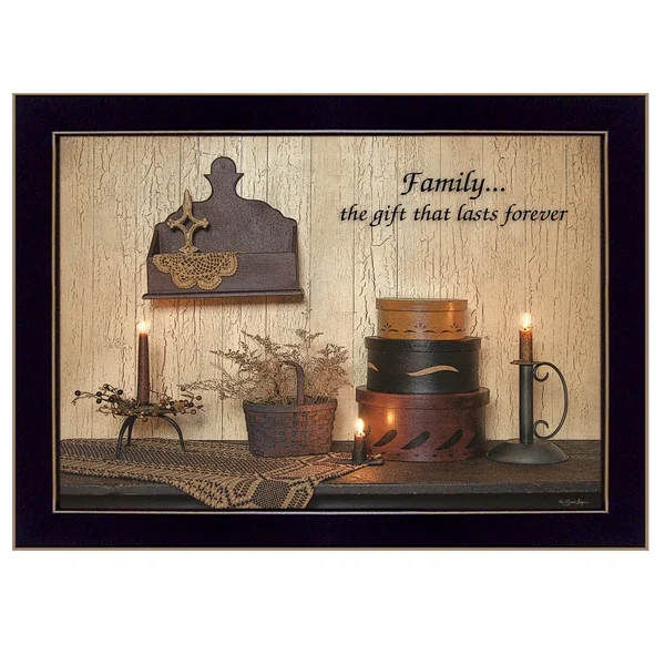 TrendyDecor4U Forever Family by Susie Boyer Framed Print BOY537-712
