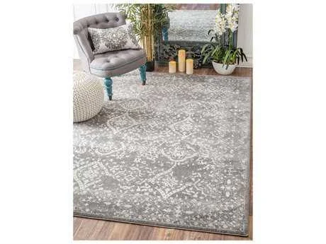 nuLOOM Vintage Odell Area Rug, Size: 9& x &12&, Silver