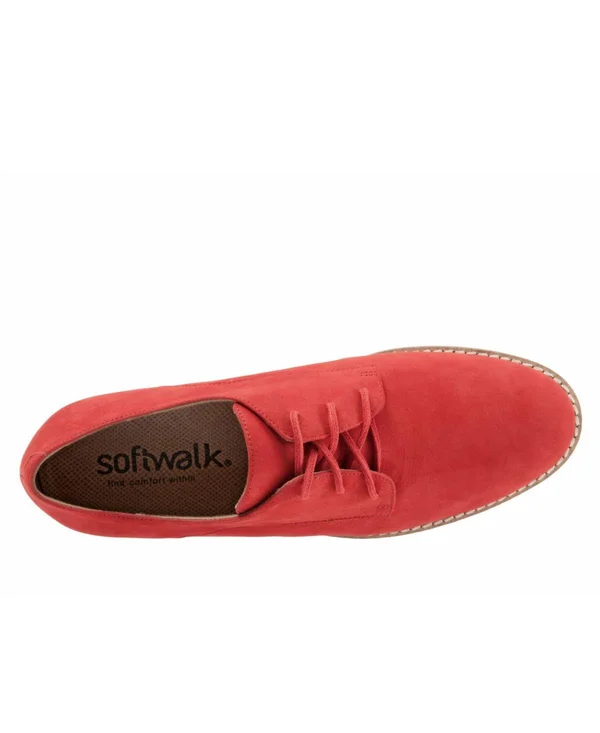 SoftWalk Women's Willis Oxford, Size: 10, Dark Grey Patent Leather