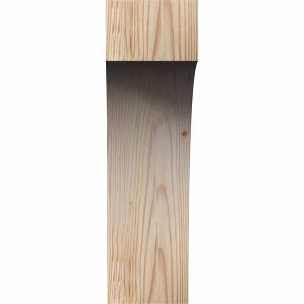 Ekena Millwork COR04X10X14HUN00RDF 4x22W x 10x22D x 14x22H Huntington Rough Sawn Corbel, Douglas Fir