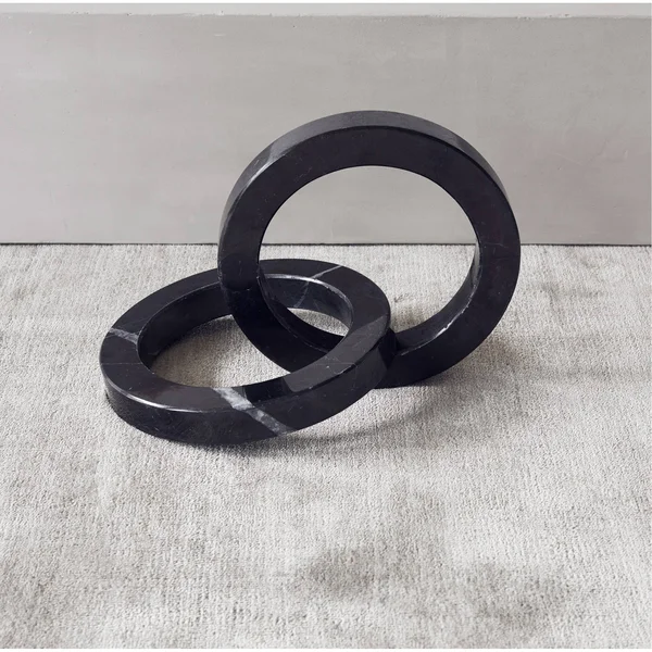 Marble Decorative Object Marble Circles by Kristina Dam Studio