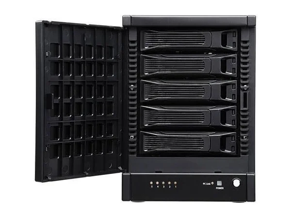 Sans Digital TowerRAID TR5M6GNC - 5 Bay eSATA 6g Port Multiplier JBOD Tower