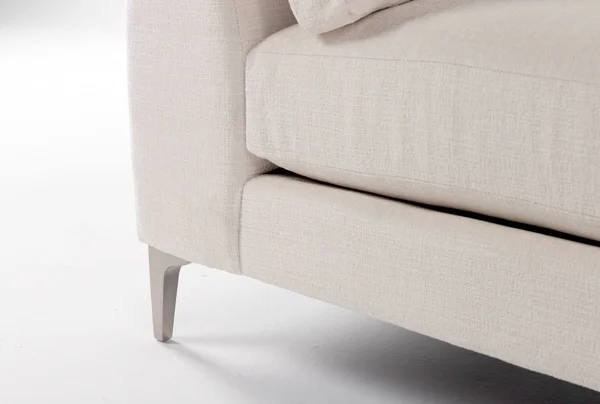 Daybed Lounge - Loft II Cream Daybed Contemporary - Natural - Fabric - 88x22W x 39x22D x 27x22H at Living Spaces