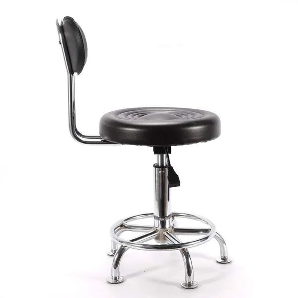 RANZHIX Black Stool Adjustable Work Stool Chair Round Mechanics Shop Drafting Stools for Home Office Spa Shop Desk