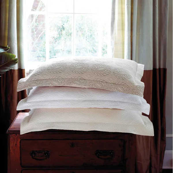 Peacock Alley Vienna Euro Sham, Ivory
