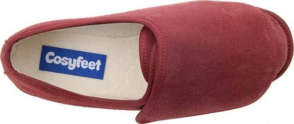 Cosyfeet Rowan Suede Extra Roomy Men's Fabric Shoes