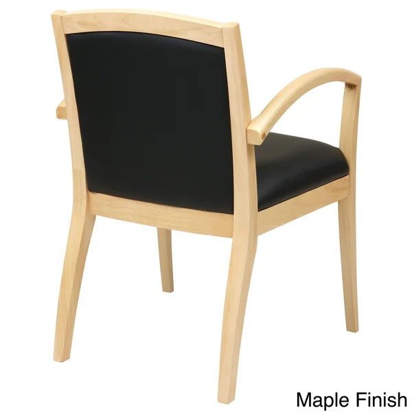 Office Star Napa Cherry Guest Chair with Full Cushion Back
