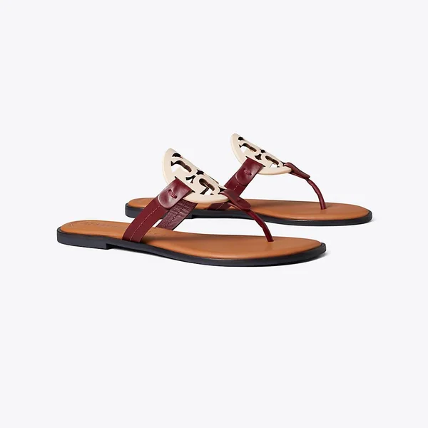 Tory Burch Womens Miller Sandal - Leather