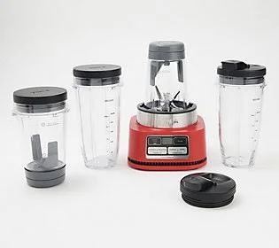 Ninja Foodi Power Nutri Duo Smoothie Bowl u0026Blender, Red