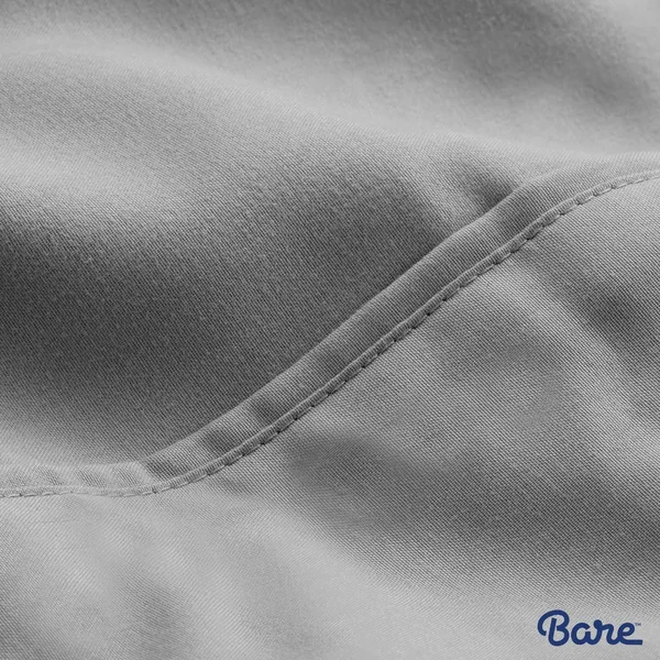 Premium 1800 Series Ultra-Soft Microfiber Pillowcase by Bare Home Light Grey, Size: Standard