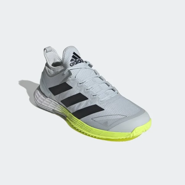 Adidas Adizero Ubersonic 4 Tennis Shoes - Men's - Cloud White - Halo Blue - 13.5