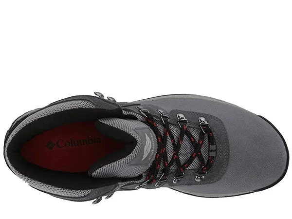 Columbia Newton Ridge LT Waterproof Wide - Size 8.5 - Titanium II/Rust Red