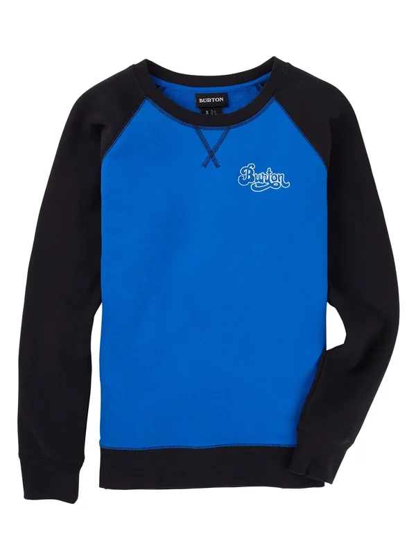 Burton Women's Keeler Crew Fleece - Lapis Blue, True Black, S