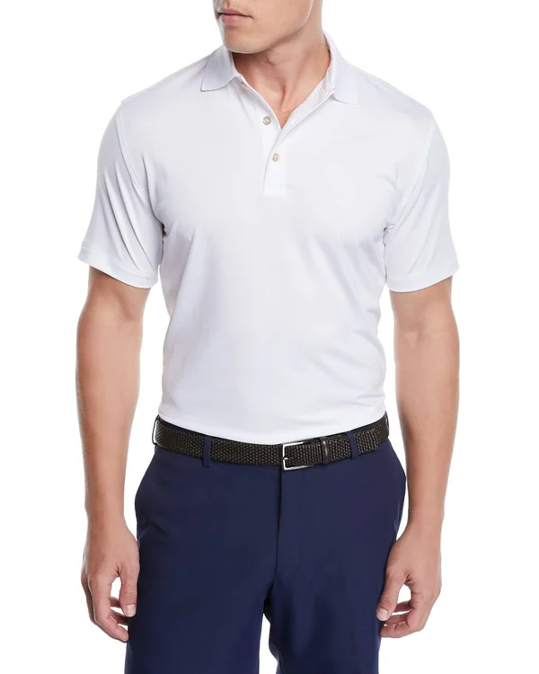 Peter Millar Solid Stretch Jersey Polo