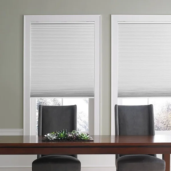 Real Simple Cordless Blackout Cellular 29x22 x 64x22 Shade in Snow