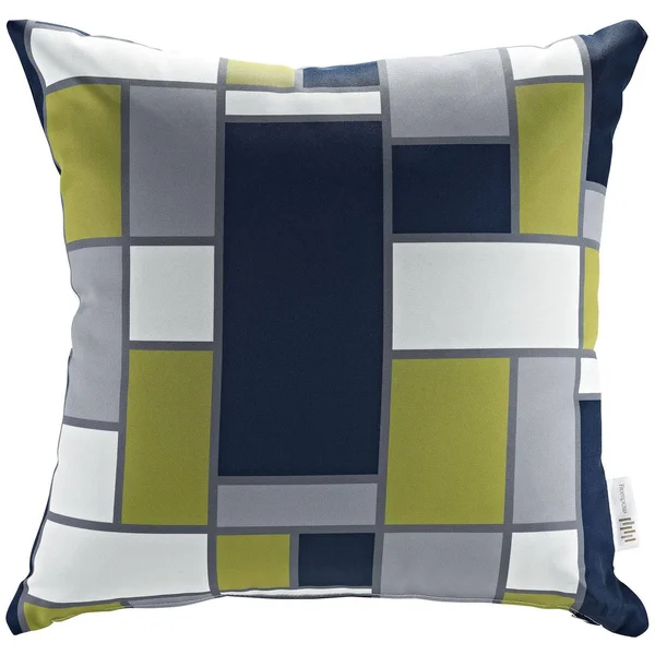 Modway Modify Multicolored Polyester Water-Resistant Throw Pillows (Set of 2) - Green